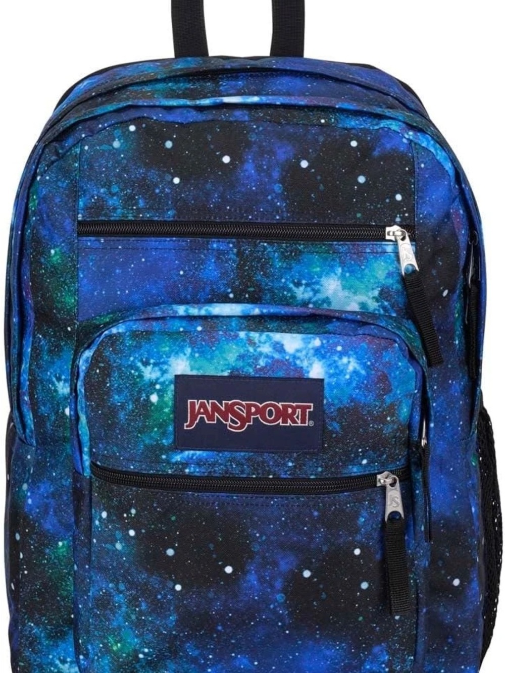Jansport Galaxy Print Backpack in Blue and Black